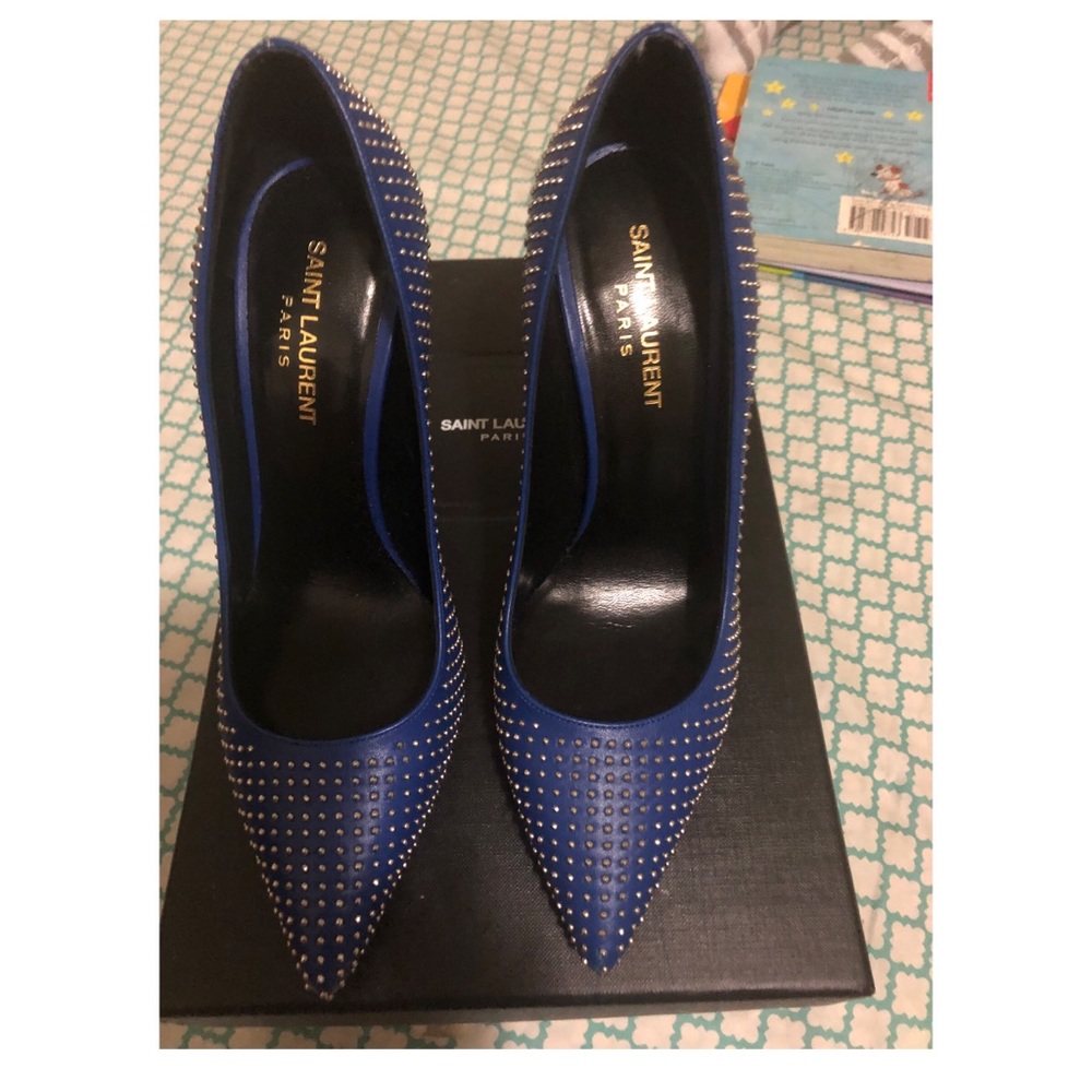 COPY - YSL shoes size 38, heel is 4.5 inches.